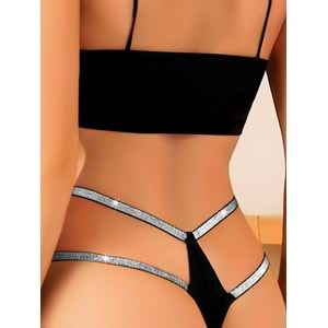 NİGHTLİGHT 9130 FANTEZİ KÜLOT - SİYAH - L-XL